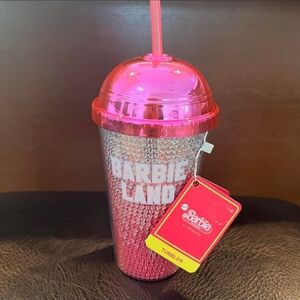 New Barbie The Movie Tumbler Primark Barbie Land Straw Cup Barbie Tumbler